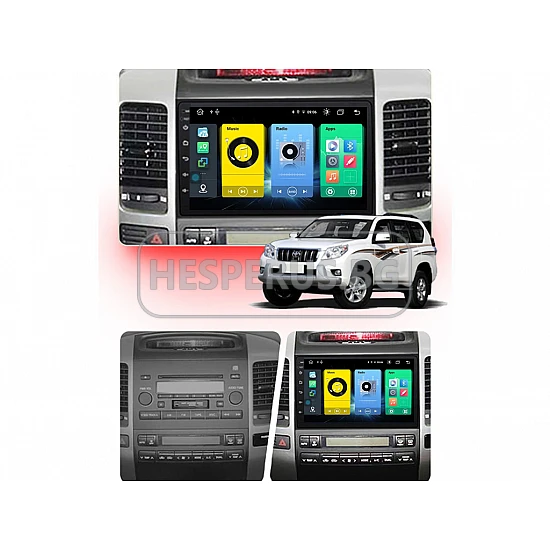 TOYOTA Land Cruiser Prado 120 - 9" МУЛТИМЕДИЯ / Навигация android 16