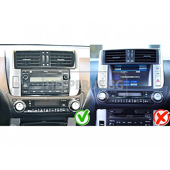 TOYOTA Land Cruiser Prado 150 - 9" МУЛТИМЕДИЯ / Навигация android 16