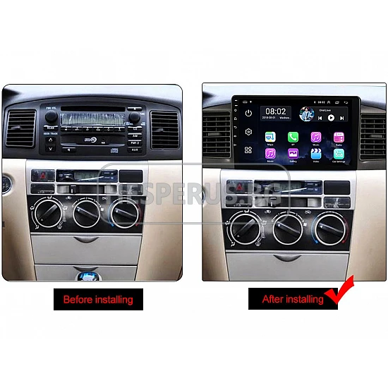 TOYOTA Corolla E120/E130 - 9" МУЛТИМЕДИЯ / Навигация android 16