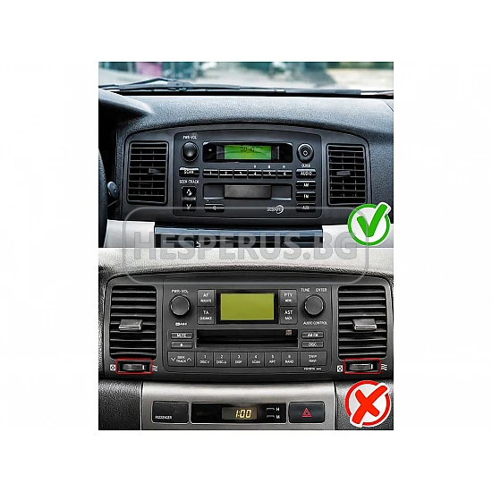 TOYOTA Corolla E120/E130 - 9" МУЛТИМЕДИЯ / Навигация android 16
