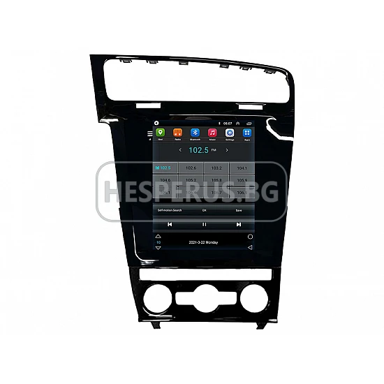 VW GOLF 7 - 9.7" ВЕРТИКАЛНА МУЛТИМЕДИЯ / Навигация android 16