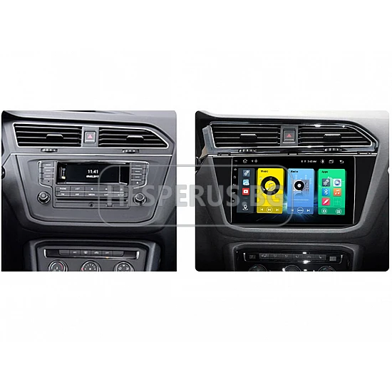VW Tiguan 2 - 10.1" МУЛТИМЕДИЯ / Навигация android 16
