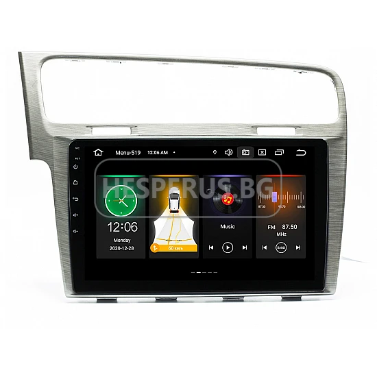 VW GOLF 7 -10.1" МУЛТИМЕДИЯ / Навигация Android + DSP + CARPLAY