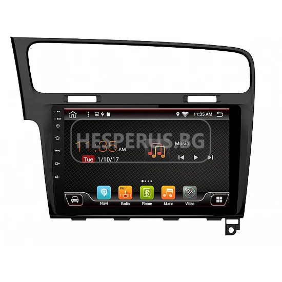 VW GOLF 7 - 10.1" МУЛТИМЕДИЯ / Навигация android 16