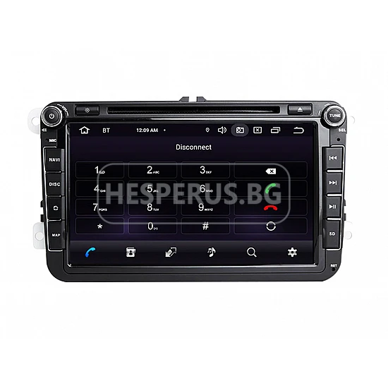 VW - 8" МУЛТИМЕДИЯ / Навигация android 16 CPU:8-CORE + DVD + DSP + CarPlay + SIM