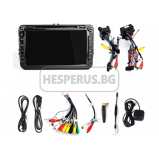 VW - 8" МУЛТИМЕДИЯ / Навигация android 16 CPU:8-CORE + DVD + DSP + CarPlay + SIM