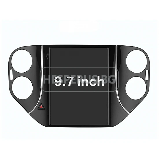 VW Tiguan - 9.7" ВЕРТИКАЛНА МУЛТИМЕДИЯ / Навигация android 16