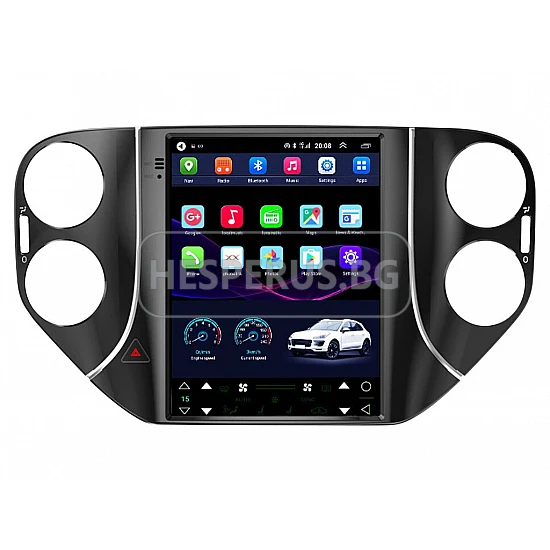 VW Tiguan - 9.7" ВЕРТИКАЛНА МУЛТИМЕДИЯ / Навигация android 16