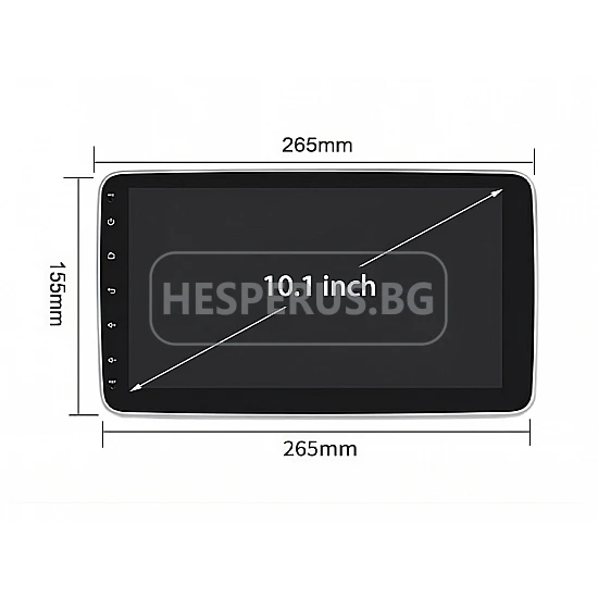 10.1 ЕДИНИЧЕН ДИН ЗА КОЛА GPS android 16 CPU:8-CORE + DSP + CarPlay + SIM