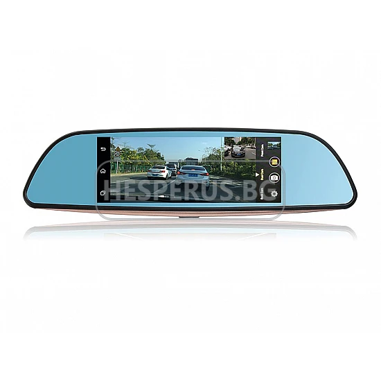 10 в 1 - ОГЛЕДАЛО + GPS + TABLET + DVR + FM + BT + WIFI +AV-IN + 2 Камери