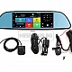 10 в 1 - ОГЛЕДАЛО + GPS + TABLET + DVR + FM + BT + WIFI +AV-IN + 2 Камери