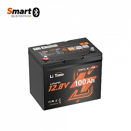 12V 100Ah Батерия LiFePo4 Bluetooth - тягов акумулатор